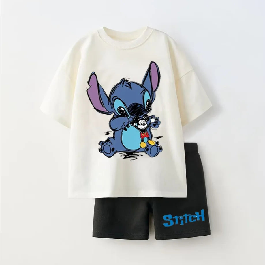 Summer Baby Clothes Sets Kids T-shirt + Shorts Children's Short Sleeve Cotton Tees Tracksuits Loose Style Kids Clothes