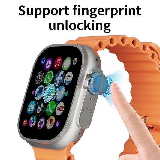 DW100 Pro Updated DW100 Pro + 5G LTE 2.29-inch Amoled Touch ID Smartwatch With 180° Rotary Camera NFC GPS Position WIFI Connect