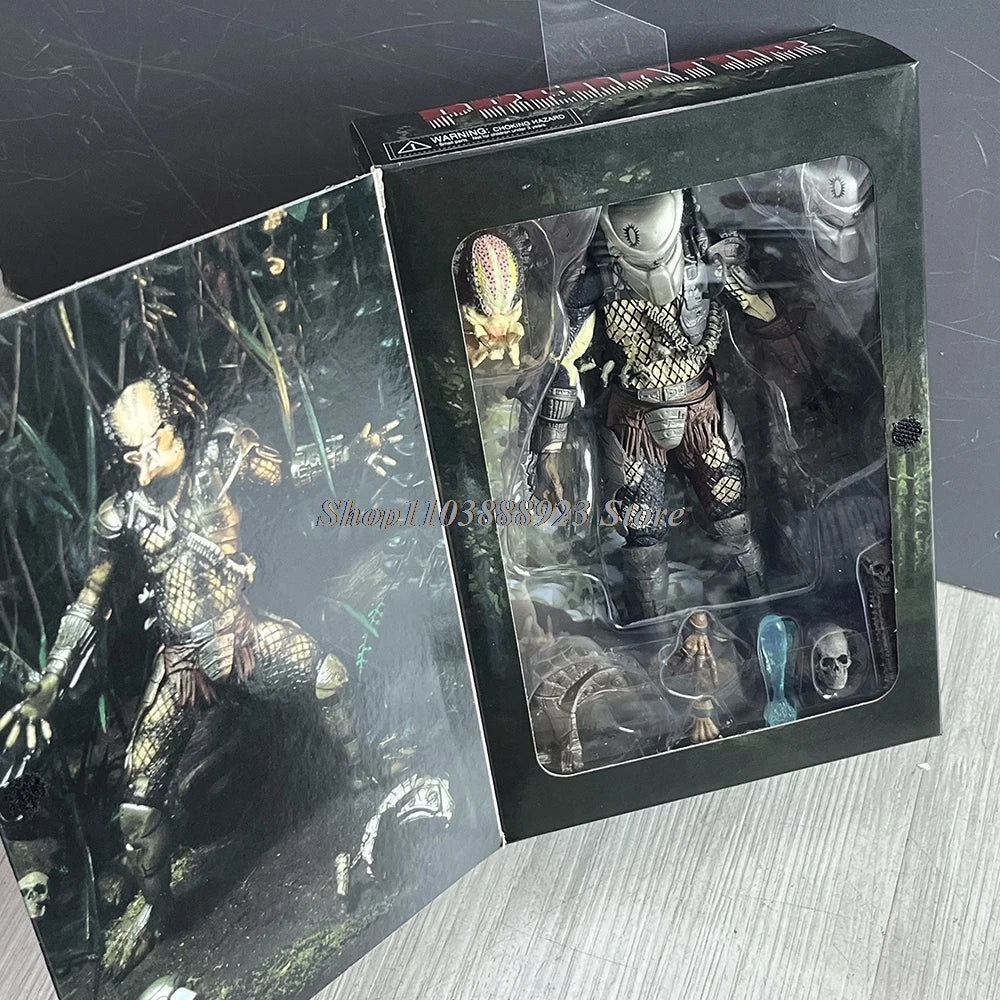 NECA Predator Figrue Ultimate Shaman Elder Armored Lost Warrior Jungle Hunter Snake Vision Predator Alien Figure Model Toy Gifts