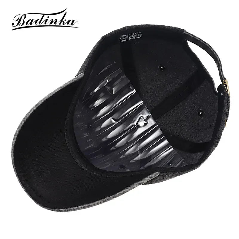 Bad Hair Day Washed Black Baseball Cap female male Snapback Hat