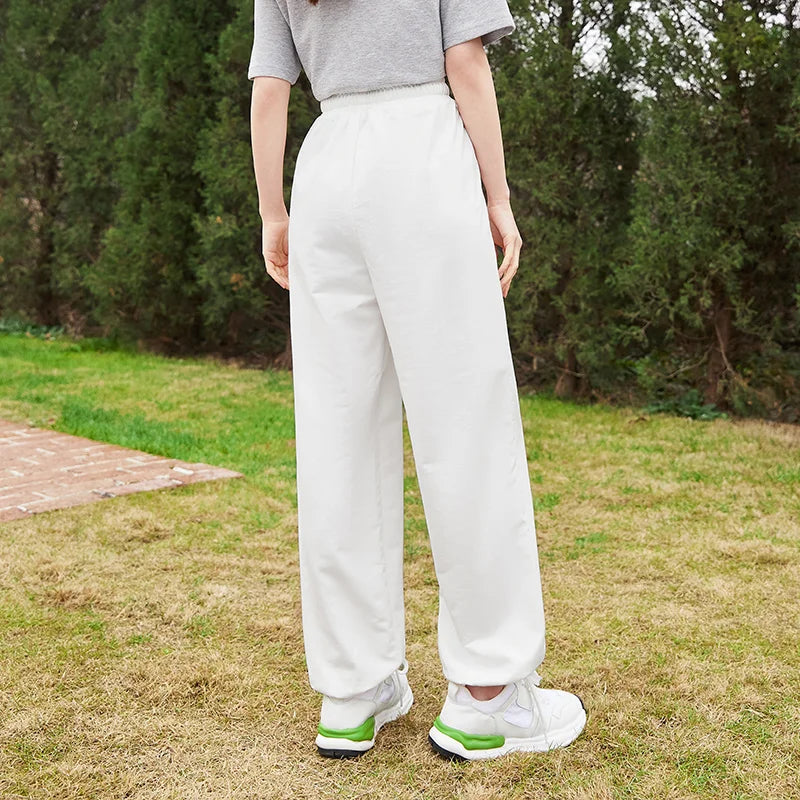 Semir Casual Pants Women Embroidered Loose Jogging Pants All-Match