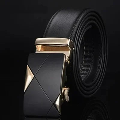 Belts Famous Brand Designer Belt Men Plus Size 130 140 150 160 170cm High Quality PU Leather Luxury Belts Metal Automatic Buckle