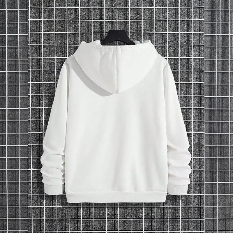 2025 New in Men's Sportswear Solid Color Hoodie + Sweatpants Urban Casual Fashion Tracksuit Fall/winter Comfort Warm Soft Outfit