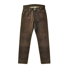 Men Jeans Brown Jeans Men Jeans Trousers  Selvedge Denim Jeans