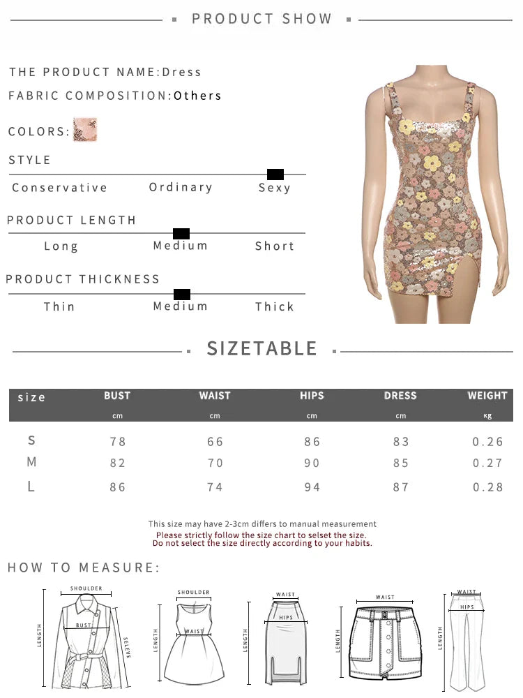 Weird Puss Colorful Flower Print Mini Dress Women Sequins Patchwork Skinny Backless Sleeveless Vacation Trend Elegant Outfits
