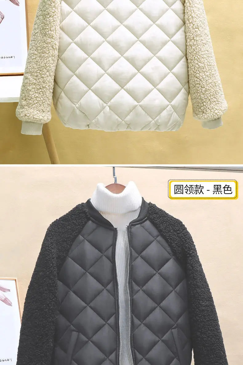 Down Cotton Jacket Female Short Coat Autumn Winter Women's Hooded Loose