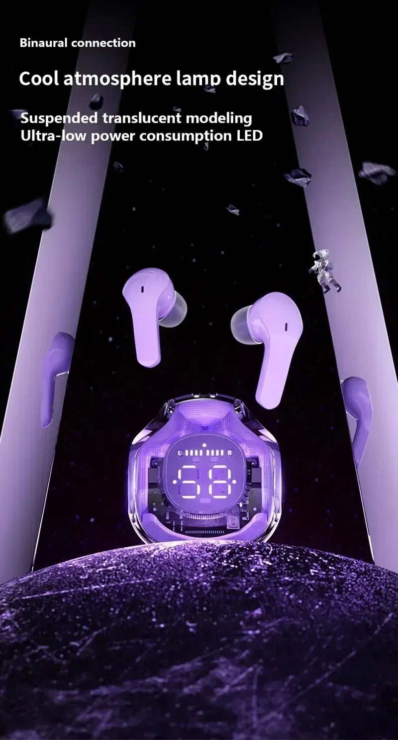 New Wireless Bluetooth Headset T8 TWS Eadphones Sport Gaming Headset Noise Reduction Earbuds Bass Touch Control for Phones