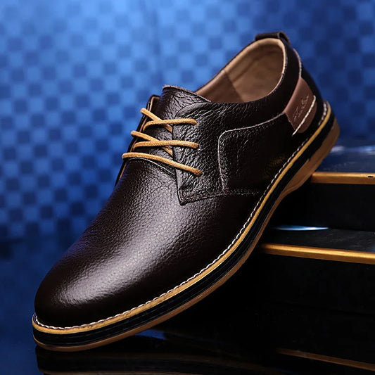 Genuine Leather Men Dress Shoes Fashion Men Formal Shoes