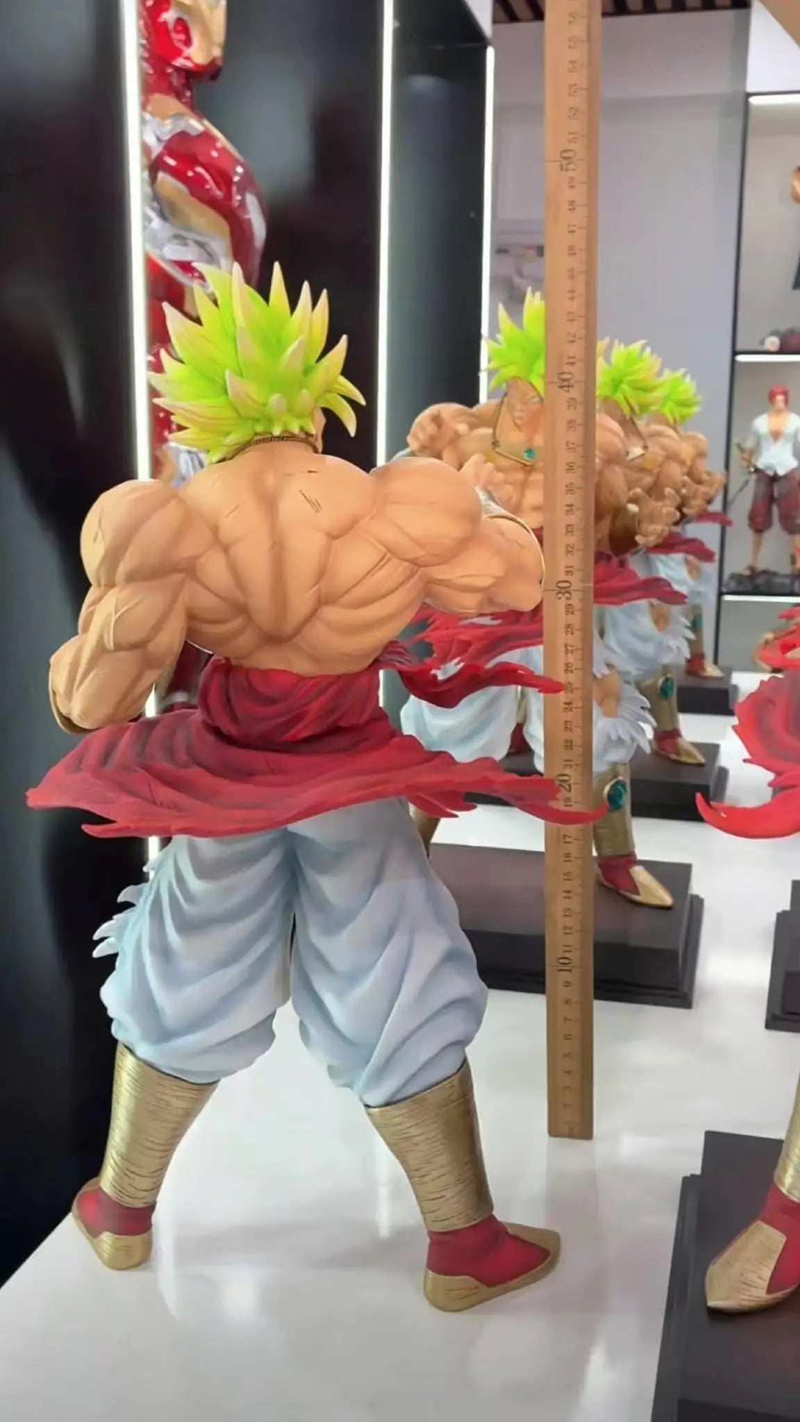 CK&Jt Statue Dragon Ball Z Broly Figure Ssj3 Broly Super Saiyan PVC Action Figures 50cm/19.69inch Collection Mode Toys Gifts