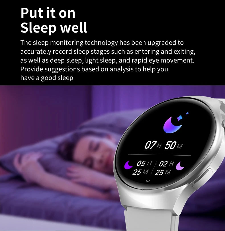 2025 New Smart Watch 6 Pro AMOLED 1.46 inch NFC Heart Rate Monitoring IP68 Bluetooth call Smartwatch Suitable For Android IOS