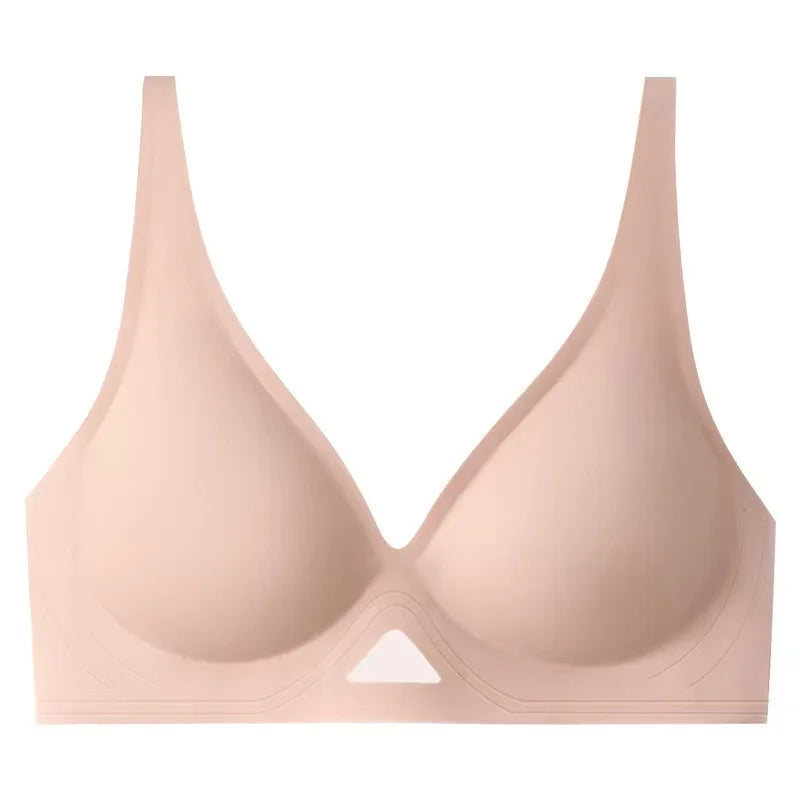 Bras for Women Push Up Wireless Bra Thin Pad U-back Brassiere Invisible Underwear