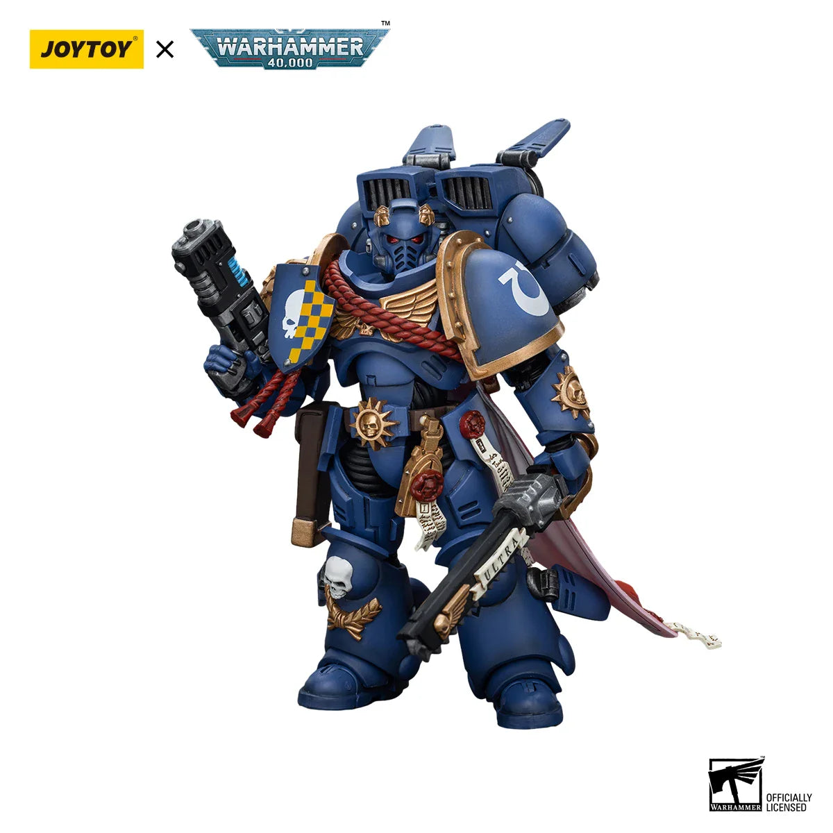 [IN-STOCK]JOYTOY Warhammer 40K 1/18 Action Figures Ultramarines Titus Victrix Guard Guilliman Anime Model Toys Gift