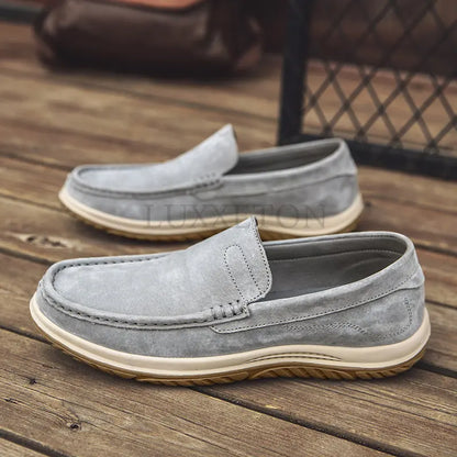 Men Casual Shoes Brand Designer Leather Shoes Men Party Wedding Business Formal Shoes Breathable Soft Men's Loafers Moccasins