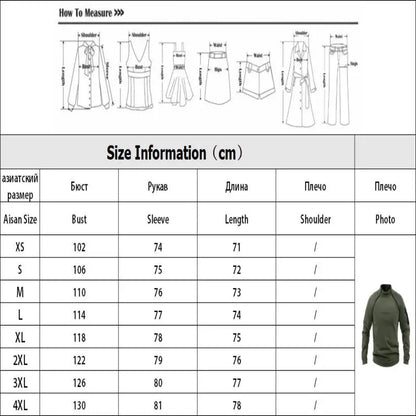 Men's Sweater Loose Solid Color Outdoor Warm Breathable Tactics