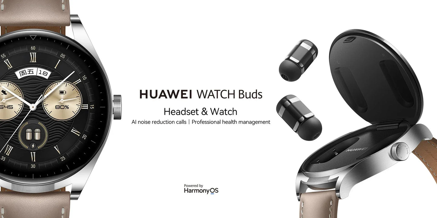 Huawei WATCH Buds Headphone  Two-in-One Smart Watch Noise Reduction Call Blood Oxygen Heart Rate Monitoring