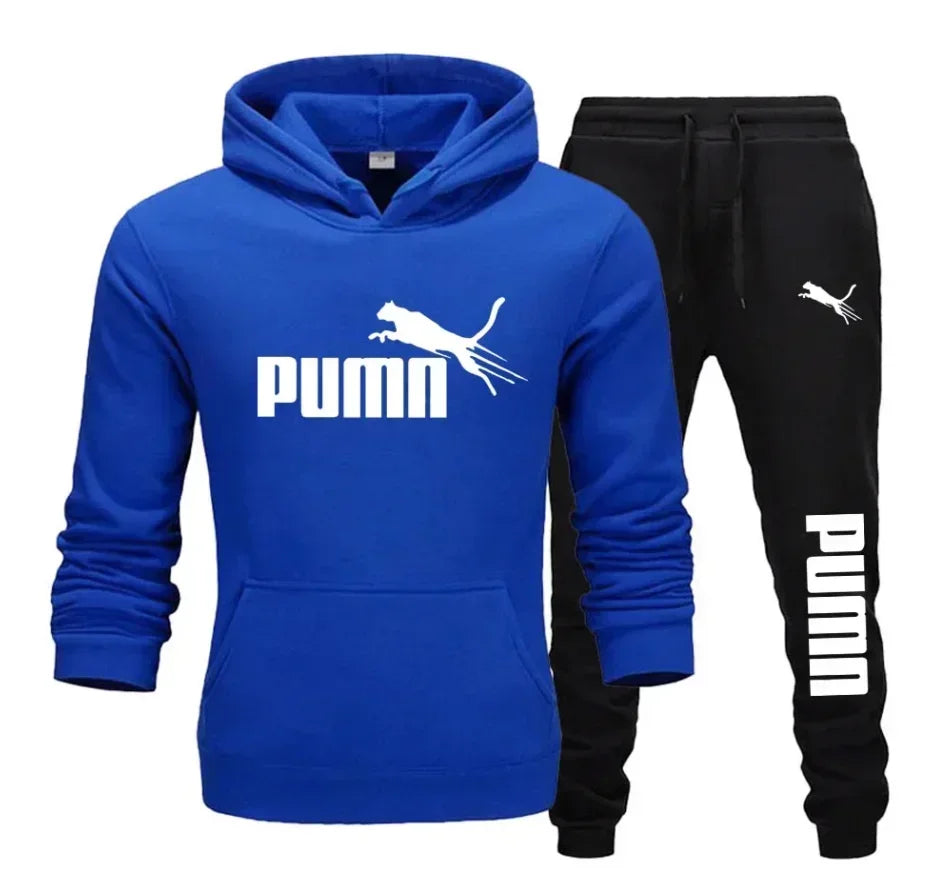 New Autumn and Winter Fashion Fitness Jogging Casual Sports Set of 2 Pieces, Including a Hooded Sweatshirt and Long Pants