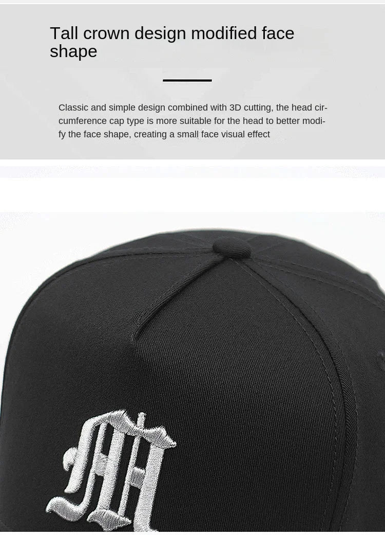 Big Head Plus Size Men's Hat Baseball Cap for Male Summer Sports Hat Hip Hop