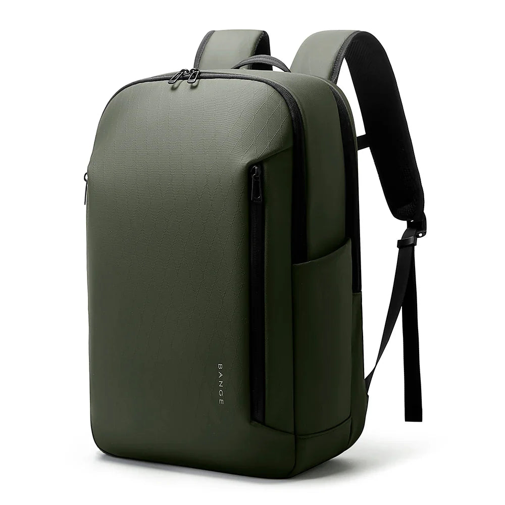 BANGE New Casual Multi-Pockets Big Capacity Daily 15.6inch Laptop Light Waterproof For Business Trip Roomy Men Backpack with YKK
