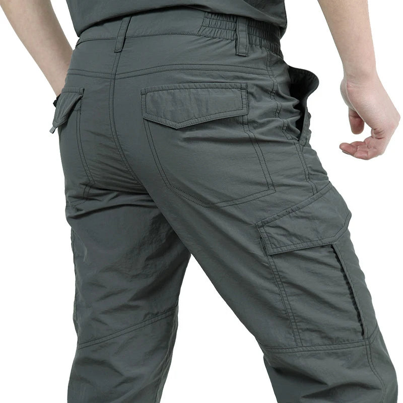 Tactical Cargo Pants Men Outdoor Waterproof SWAT Combat Military Camouflage