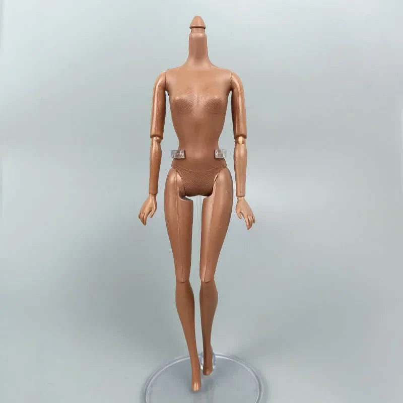 30cm African Doll's Body 5/11/13/20 Joints Body Dark Skin Children's Pretty Girl Toy