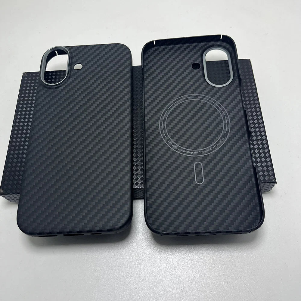 Really Carbon Fiber Case for Iphone 17 Pro Max Case for Magsafe Magnetic Ultra-Thin Lightweight for Iphone17 Pro aramid Cover