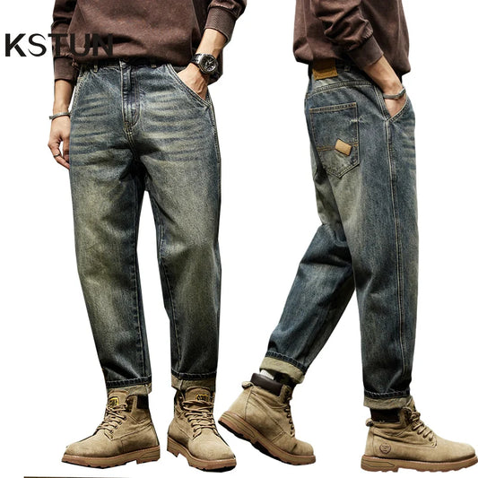 Jeans For Men Baggy Pants Loose Fit Harem Pants Vintage Clothes