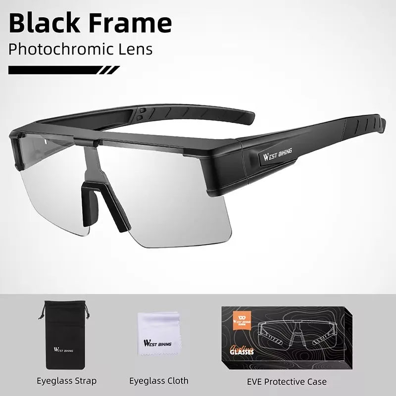 Glasses Bike Photochromic Outdoor Sunglasses Fit Over Myopic Goggles