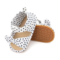 Summer Sandals Baby Girl Shoes Polka Dots Anti-slip Rubber Sole First Walkers