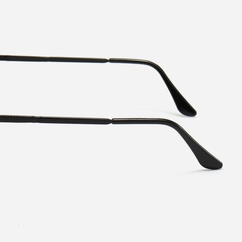 Men's Sunglasses Polarized Metal Classic Square Frame Driving Anti Glare