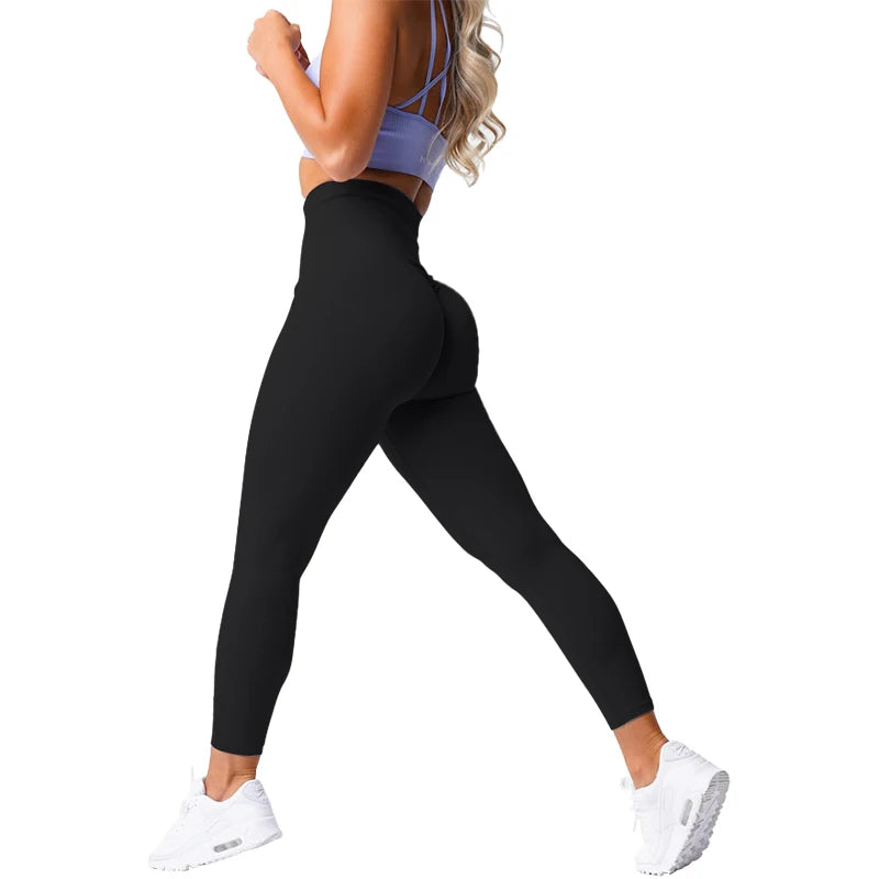 Leggings Women Soft Workout Tights Fitness Outfits Yoga Pants Gym Wear