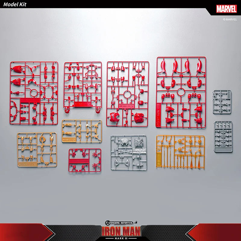 Marvel Iron Man MK3 Fondjoy Assemble Toy Iron Man Model 15cm ABS Material 1/12 Scale Action Figures Toy Birthday Gifts For Boys