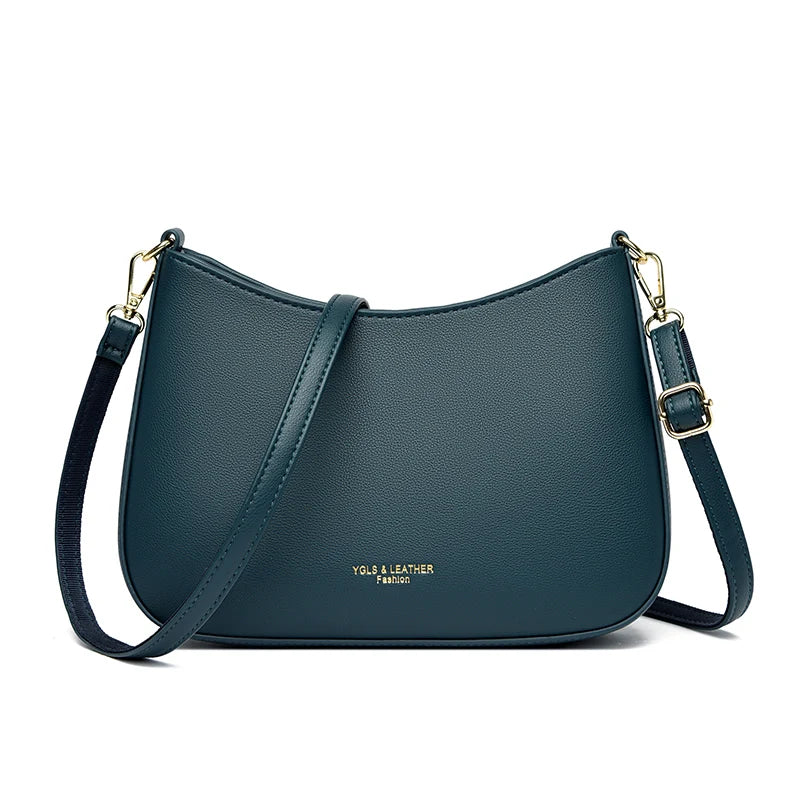 Underarm Shoulder Bags for Women Solid Color Texture