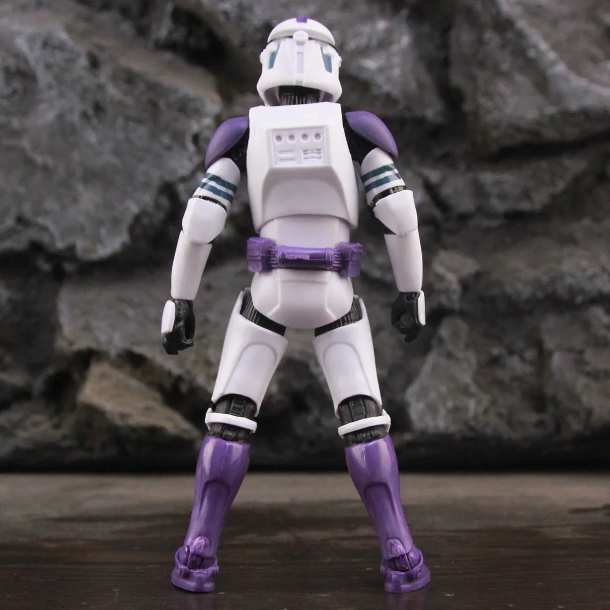 New Body 187th Legion Purple Phase II P2 ARF Trooper Rocket Team Leader 6" Action Figure Mace Windu Republic Grand Army Clone