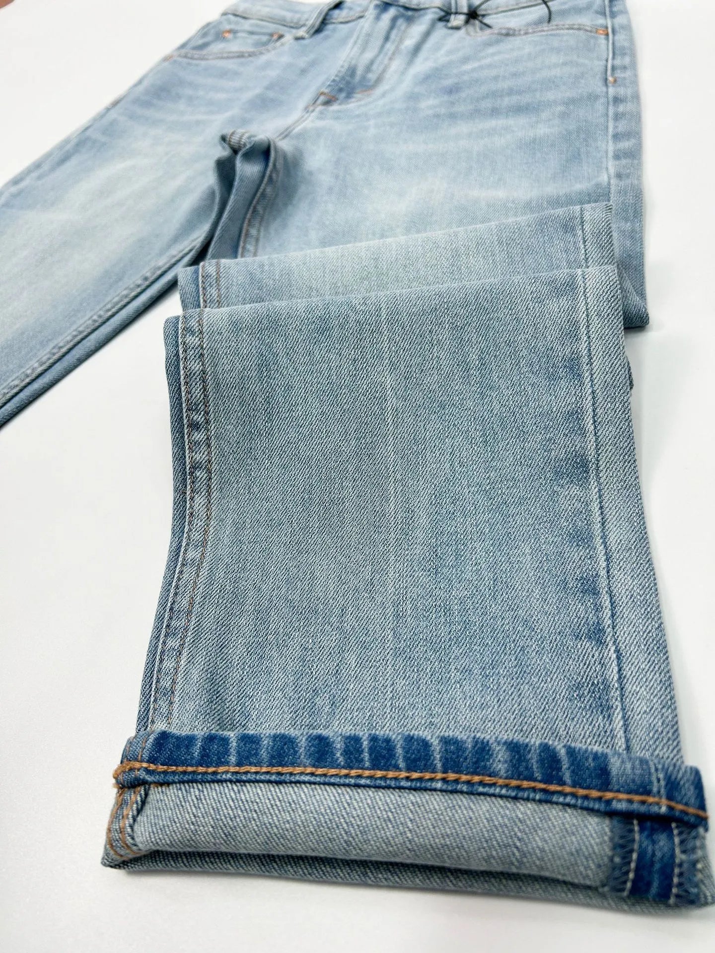Women stretch slim jeans High waist casual lady straight denim pants