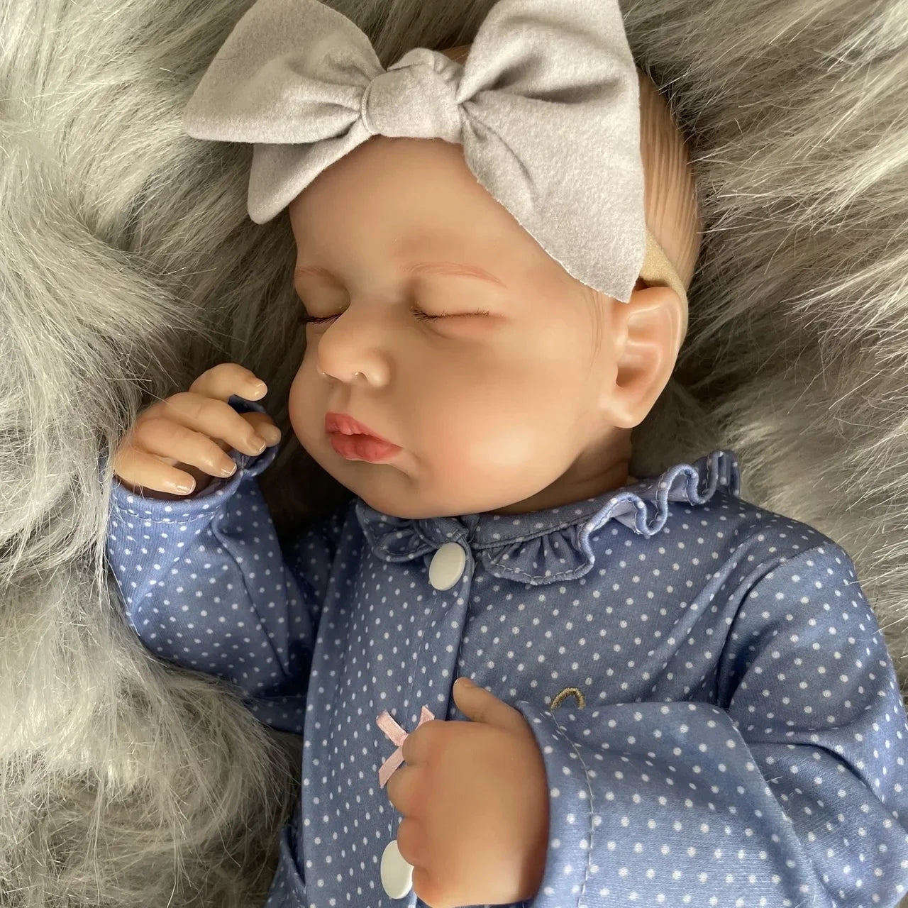 20 Inches LouLou Bebe Reborn Dolls 3D Skin Realistic Baby Alive Lifelike Newborn Handmade Vinyl Doll Kids Girls Gift