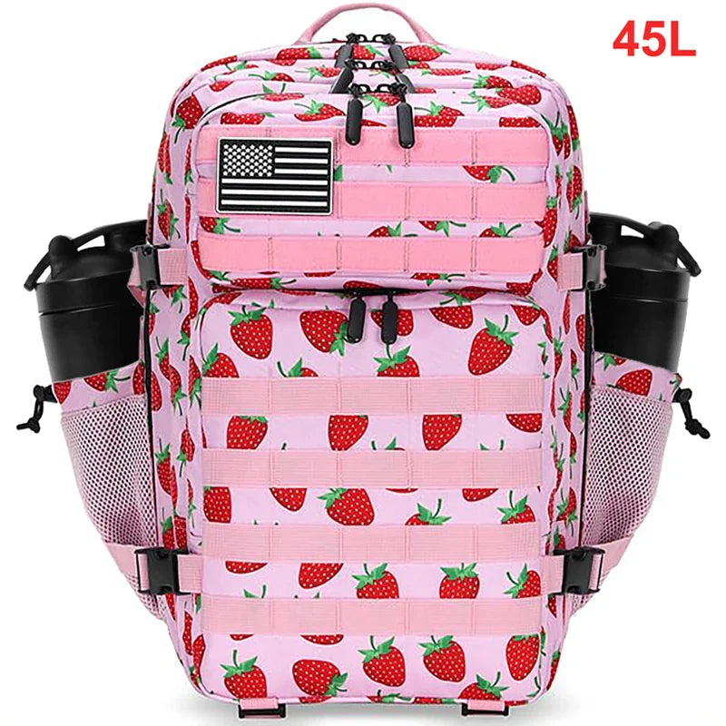 45L Tactical Backpack Men Outdoor Waterproof Sports Travel Gym Hiking Bug Out Bag Military Camping Hunting Survival Rucksack