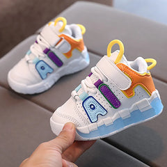 Girls Boys Sports Shoes Baby Shoes Toddler Non-slip Sneakers Casual Soft Shoes