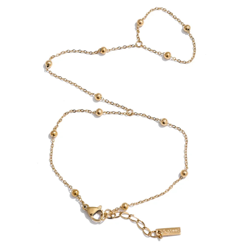 Yhpup Hot Style Zirconia Round Back of Hand Chain Finger Bracelet Bangle Stainless Steel Chic Fashion Jewelry Wholesale 2025 New