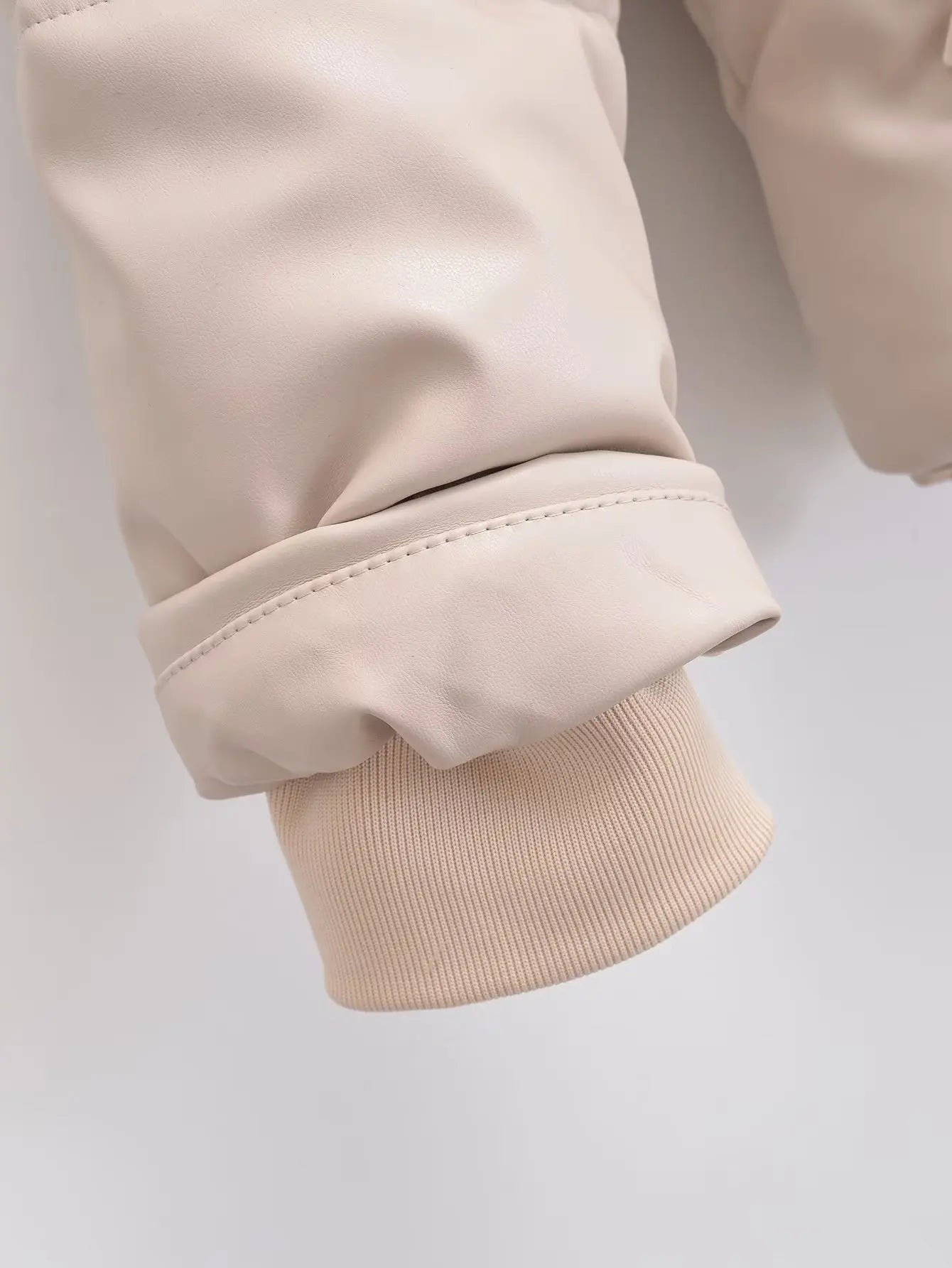 Winter Women's Cold Coat Winter Jackets for Women Warm Leather PU Parkas