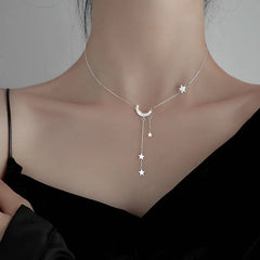 Fashion Rhinestone Heart Collar Choker Necklace for Women Simple Open Collar