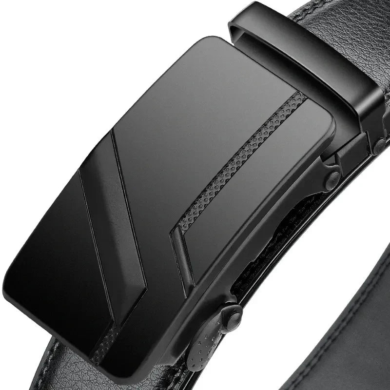 Fashion Business Men's Belt Genuine Luxury Brand Belt Metal Buckle Belt High-Quality PU Leather Soft Belt With Cargo Pants Jeans