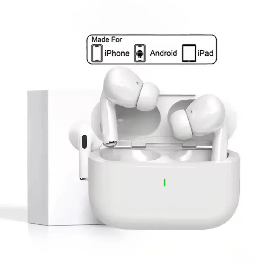 New Wireless Bluetooth Headphones Earphones With Mic Charging Case Clear Sound Long Playtime Compatible With All Smartphone