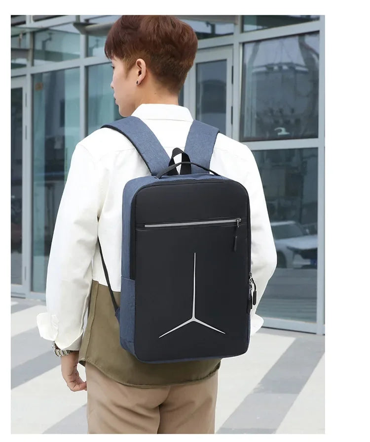 New Anti-theft USB Waterproof Hard Case Travel Smart Laptop Motorcycle Backpack Man EVA Fashion Business Men's Shell Backpack
