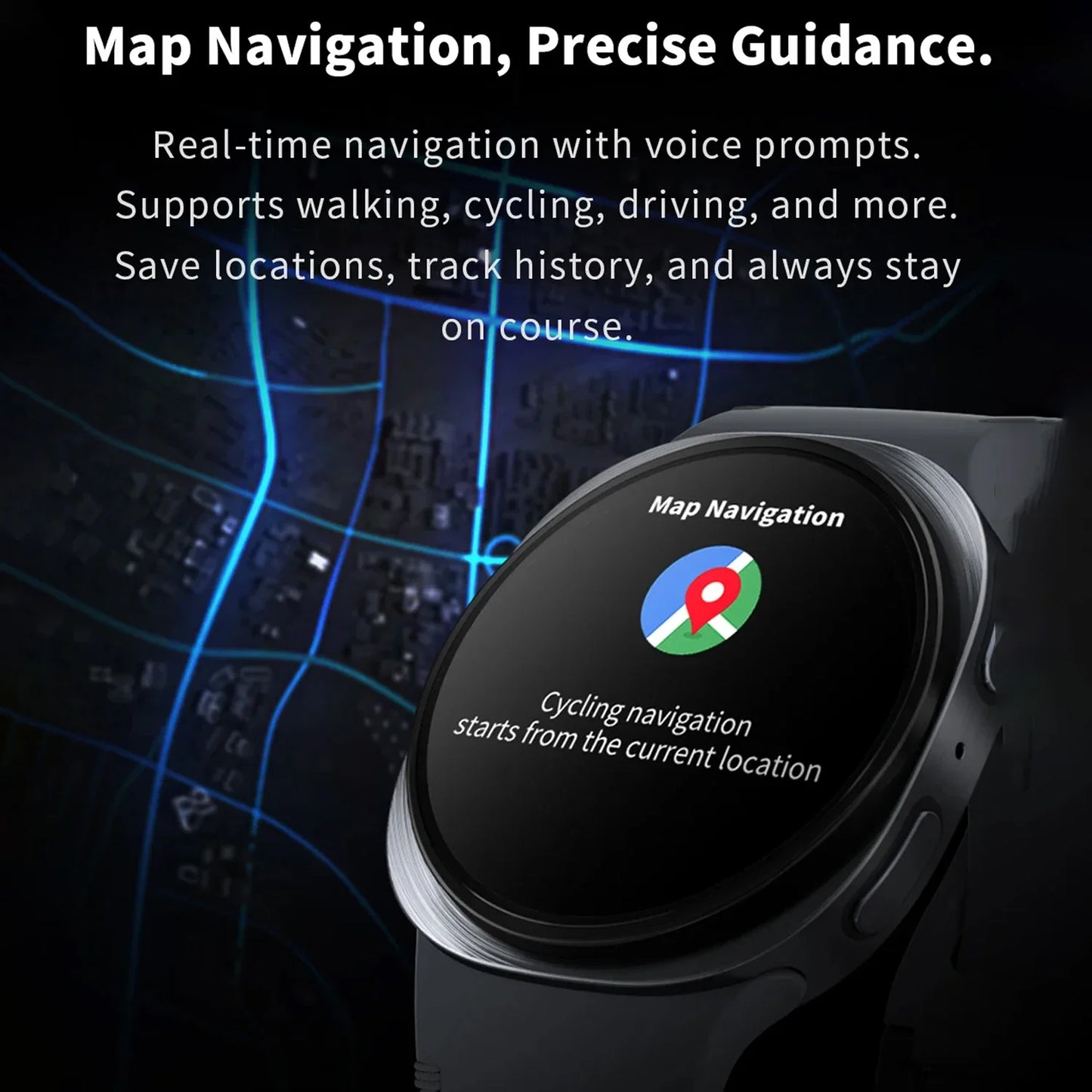 2025 New Watches 8 GPS Track Smartwatch For Man Women Health Sport AMOLED Heart Rate NFC Bluetooth Call Waterproof Smart Watch