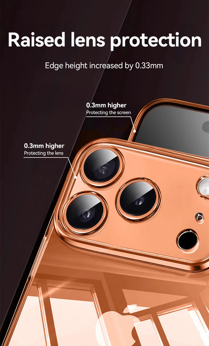 Joyroom Clear Case For iPhone 17 Pro Max Anti-drop Transparent Cover Non-yellowing Shockproof Ultra Slim Cover Screen Protection