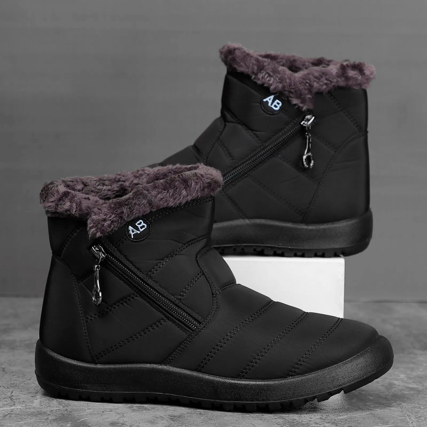 Women Boots Watarproof Ankle Boots For Women Winter Shoes Keep Warm Snow Boots