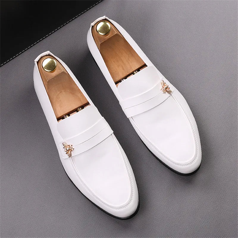 Mens Dress Shoes Formal Leather Shoe Fashion italy shoes Handmade Wedding Party Shoes Men Loafers Oxford Shoes