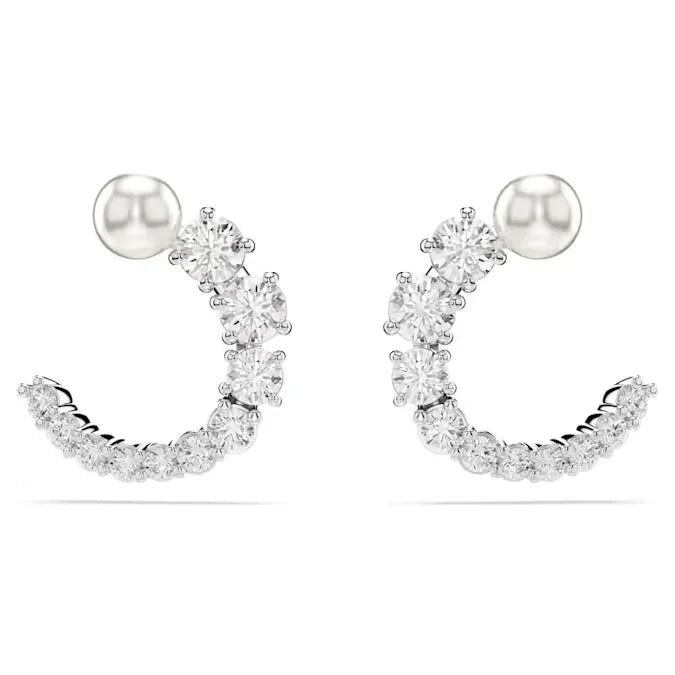Original New Charms Pearl Necklace Earrings Bracelet Fine Jewelry Women Set Pearl Y Necklace for Women Romantic Gift