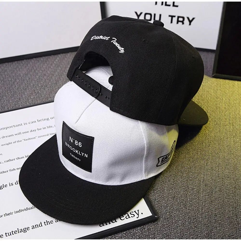 Trendy N86 Patch Baseball Cap Sun Protection Summer Spring Hip-hop Cap Outdoor Embroidery Men Hat