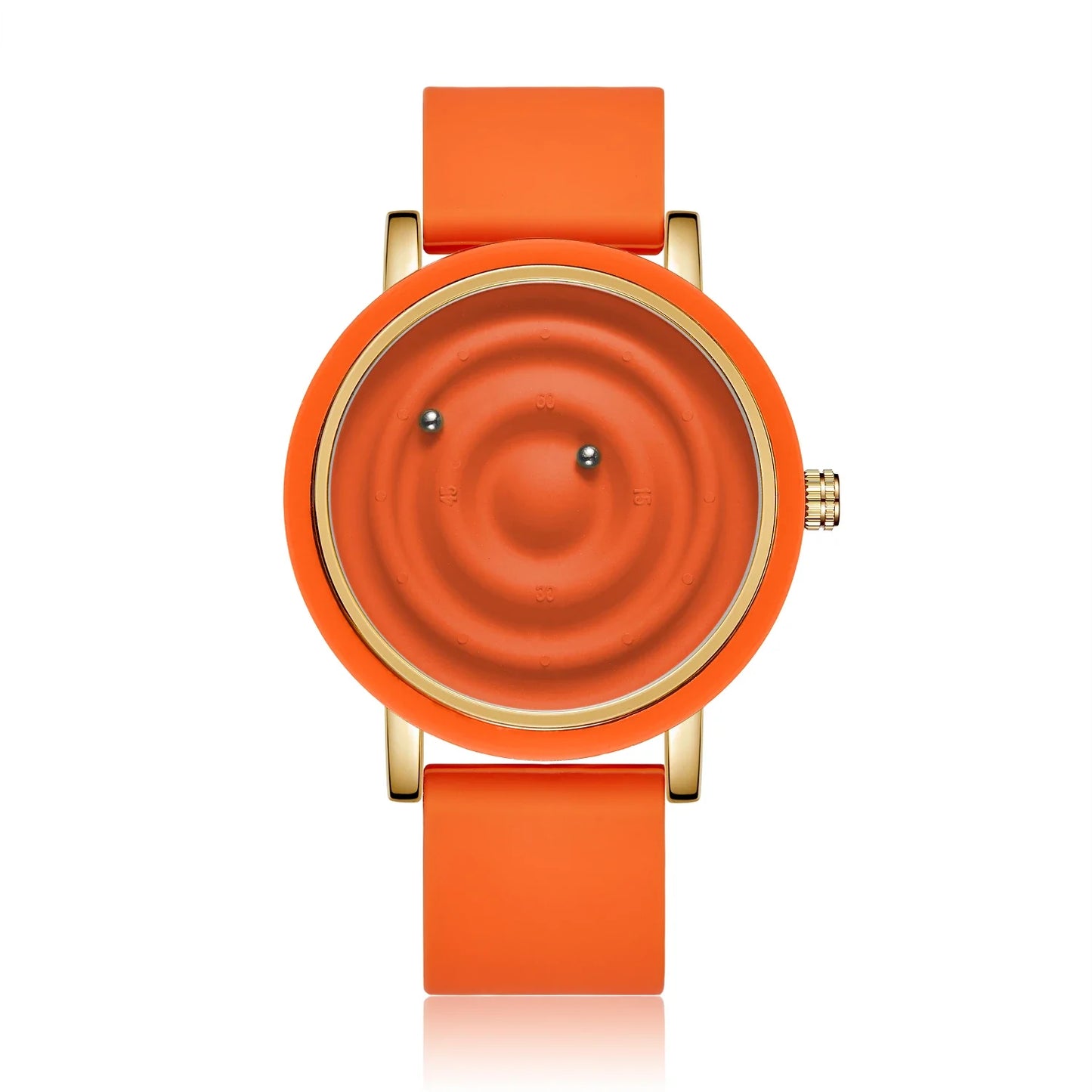 Personalized fashionable floating magnetic pointer free ball bearing creative simple waterproof quartz watch student women men